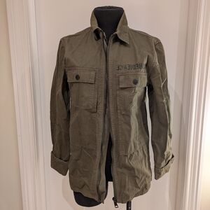 Zara Khaki Military Field Jacket